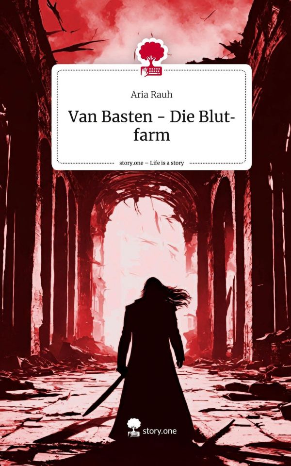 Buchcover: Mann mit langen Haaren und Mantel hält ein Schwert und sieht zu einer Pforte.